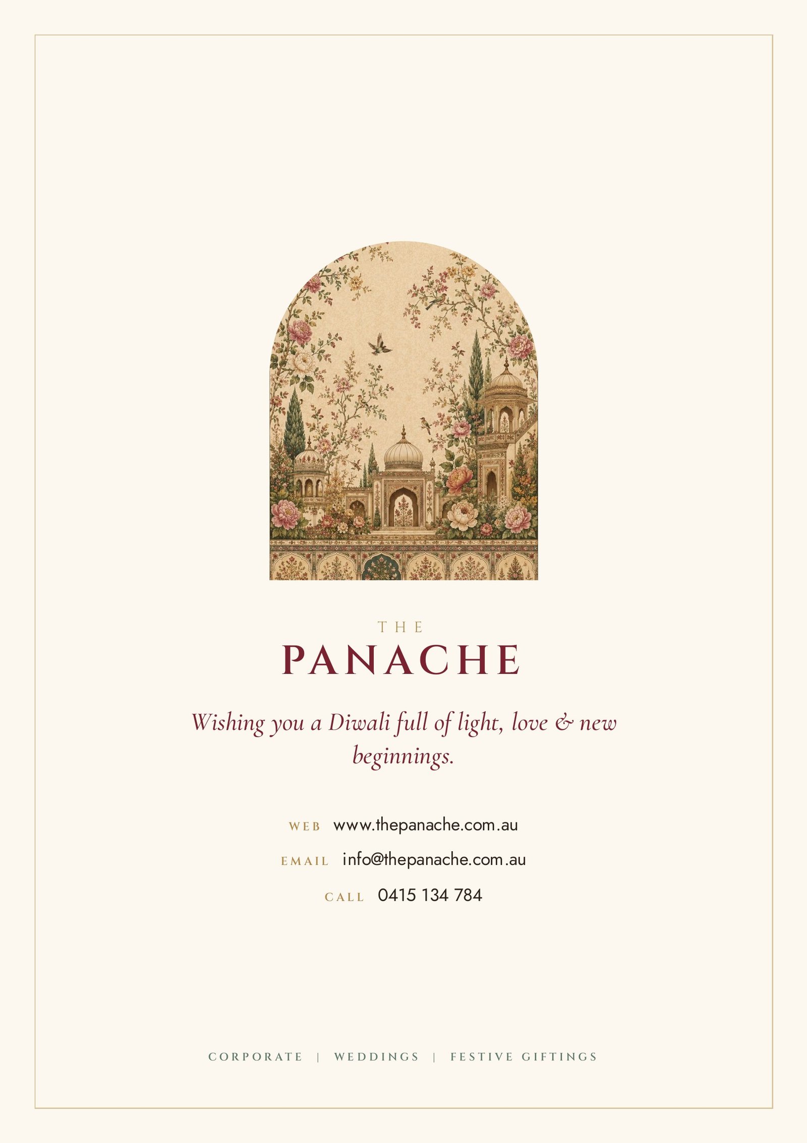 Back cover with contact details